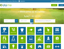 Tablet Screenshot of edialme.com